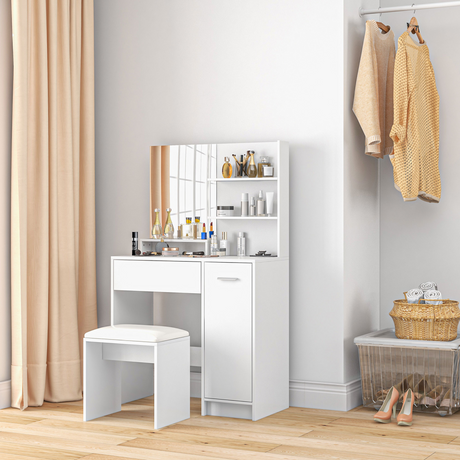 AIYAPLAY Kids Dressing Table dimensions diagram