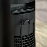 HOMCOM Oscillating Tower Fan with 3 Speeds & Remote Control – Slim Cooling, Black