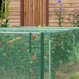 Outsunny 8ft x 4ft Plant Protection Tent Crop Cage with Zipped Door – Fruit & Vegetable Net Cover, Green