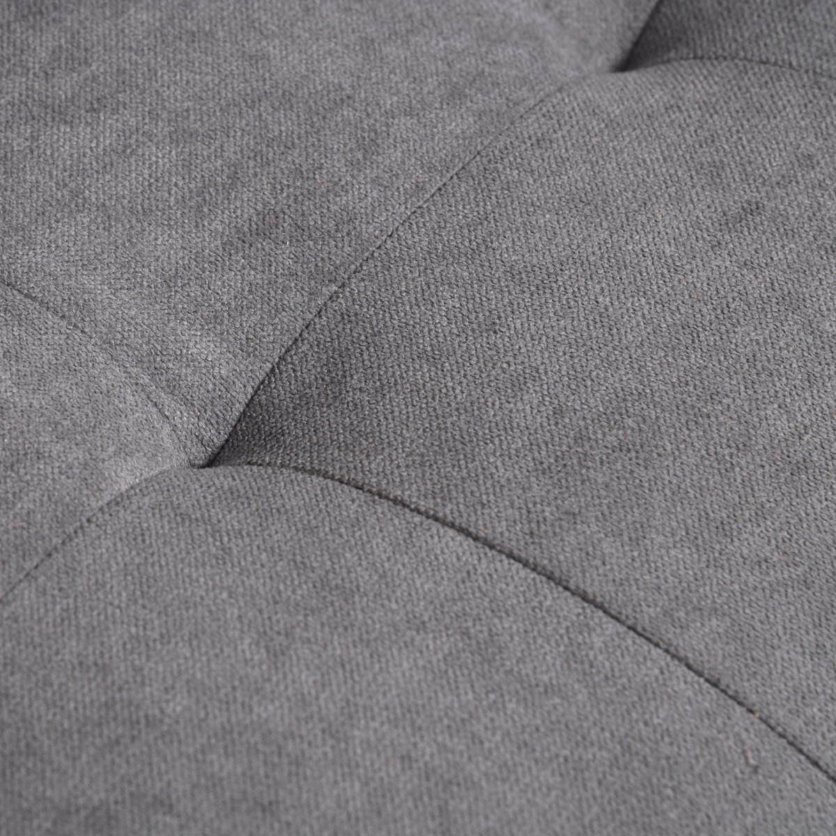 HOMCOM Grey Loveseat Sofa fabric texture close-up