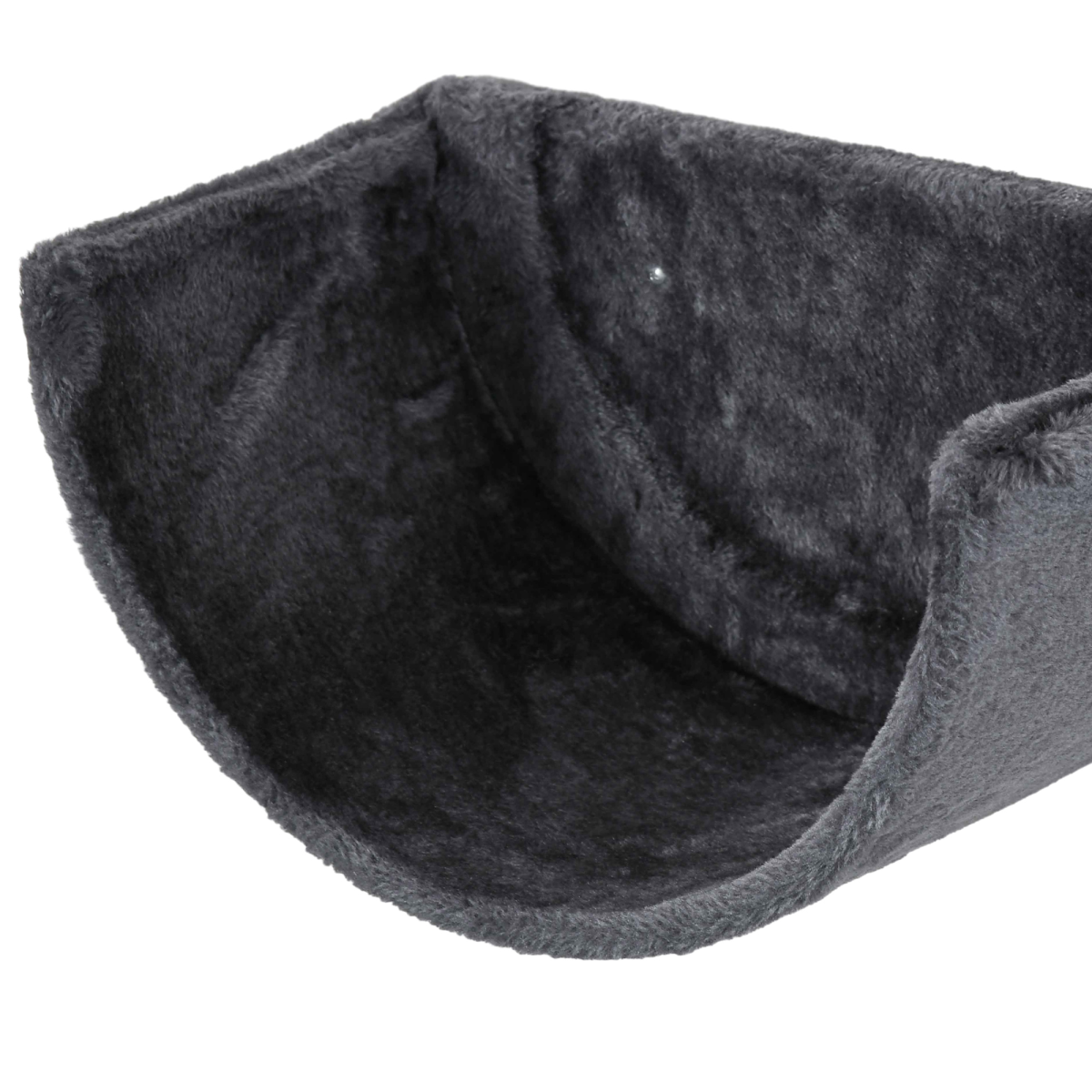 PawHut 4-Piece Wall-Mounted Cat Tree Set with Hammock, Nest and Scratching Post – Cat Wall Shelves, Dark Grey
