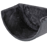 PawHut 4-Piece Wall-Mounted Cat Tree Set with Hammock, Nest and Scratching Post – Cat Wall Shelves, Dark Grey