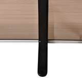 Outsunny Curved Polycarbonate Door and Window Awning, 80 x 195 cm – UV, Rain and Snow Canopy, Clear and Black
