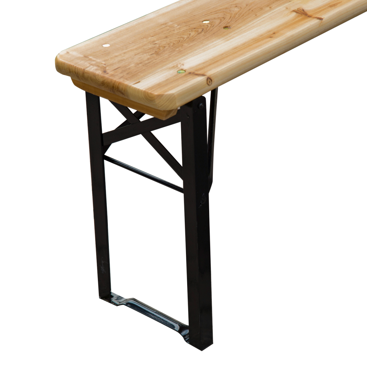 Outsunny Portable Folding Wooden Picnic Table & Bench Set – Trestle Style for Camping, Garden and Indoor Use