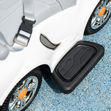 AIYAPLAY 3 in 1 Ride-On Push Car with Parent Handle & Canopy – Robot Foot to Floor Slider, 12-36 Months, White