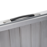 HOMCOM Portable Folding Aluminium Wheelchair Ramp with Carry Handle & Guardrails – 270kg Ramp for Steps and Kerbs