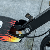 HOMCOM Foldable Kids Kick Scooter with Adjustable Height, Rear Brake and 8-Inch Wheels