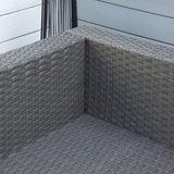 Outsunny rattan set cushion covers detail