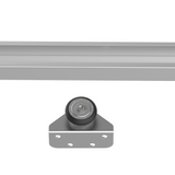 HOMCOM Sliding Barn Door Hardware Kit, 6ft/1860mm Track – Metal Gear Set for Single Doors up to 35kg