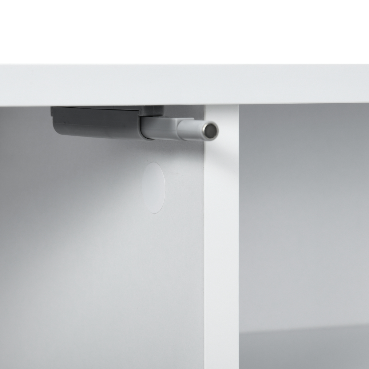 HOMCOM Wall-Mounted Floating TV Unit for TVs up to 60" with Shelves & Cabinets – High Gloss White