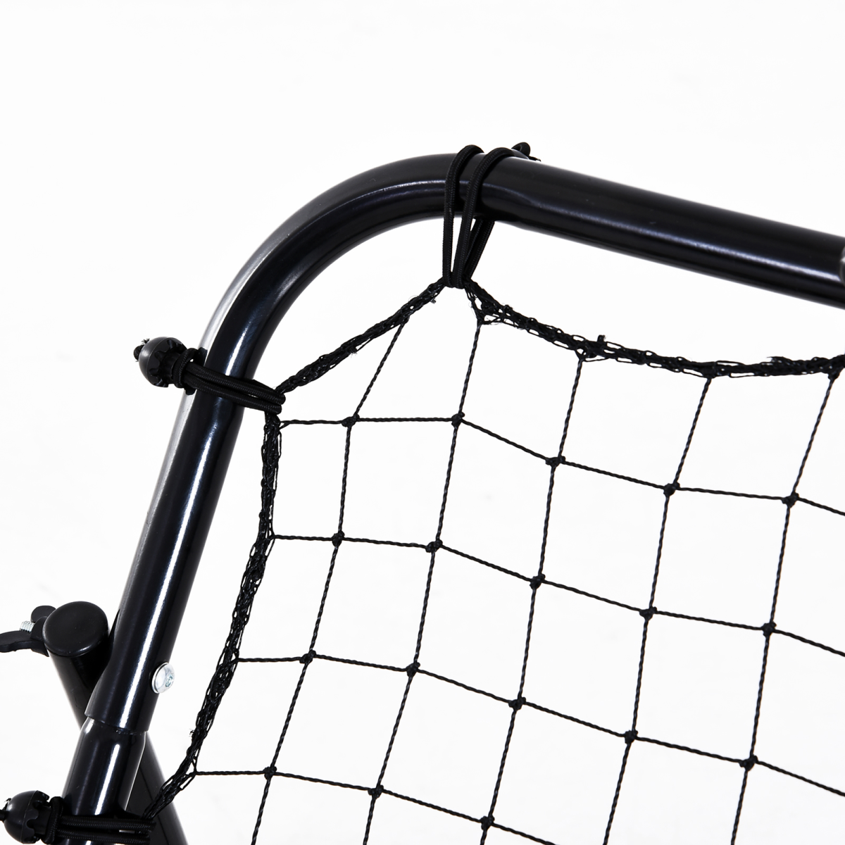 HOMCOM Football Rebounder Net with Adjustable Angle & Steel Frame – Training Aid for Kids & Adults