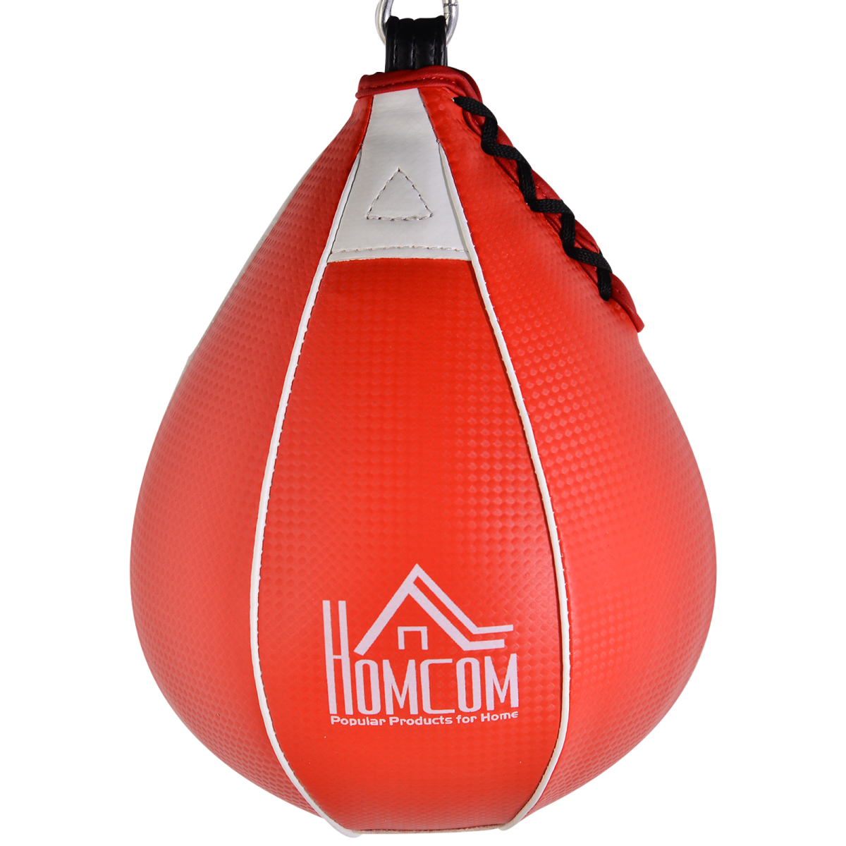 HOMCOM Wall-Mounted Speed Bag Platform Kit with Punching Ball & Pump – Height Adjustable Boxing Training Set