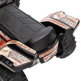 Kids Ride-On Four Wheeler ATV with Music and Large Tyres – Electric Quad for Ages 18-36 Months, Black