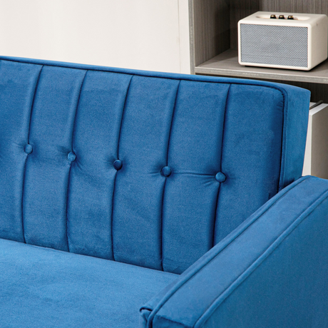 HOMCOM sofa bed felt floor pad detail