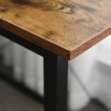 Industrial L-Shaped Corner Computer Desk with CPU Stand & Three Worktops – Retro Gaming Workstation