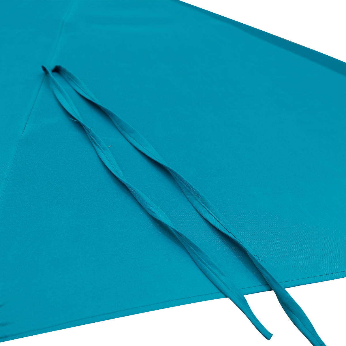 Outsunny 4.6m Double Canopy Patio Umbrella Parasol with Crank Lift, 12 Ribs – Garden Sun Shade without Base, Blue
