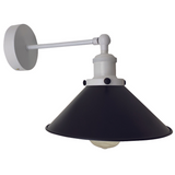 Adjustable Black & White Wall Sconce