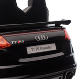 HOMCOM 12V Licensed Audi TT RS Electric Ride-On Car with Remote Control, Headlights & MP3 Player – Kids Car, Black