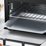 HOMCOM 9L Countertop Mini Oven & Toaster Grill, 750W – Compact Kitchen Oven with Timer