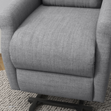 HOMCOM Power Lift Fabric Recliner Armchair with Remote Control – Electric Riser Chair, Grey