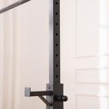 HOMCOM Heavy Duty Adjustable Squat Rack Barbell Stand, 12 Height Levels, 150kg Load – Home Gym Weight Rack