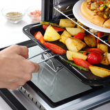 HOMCOM 16L Mini Oven with Grill, 1400W & 60-Minute Timer – Compact Toaster Oven, 100–230°C