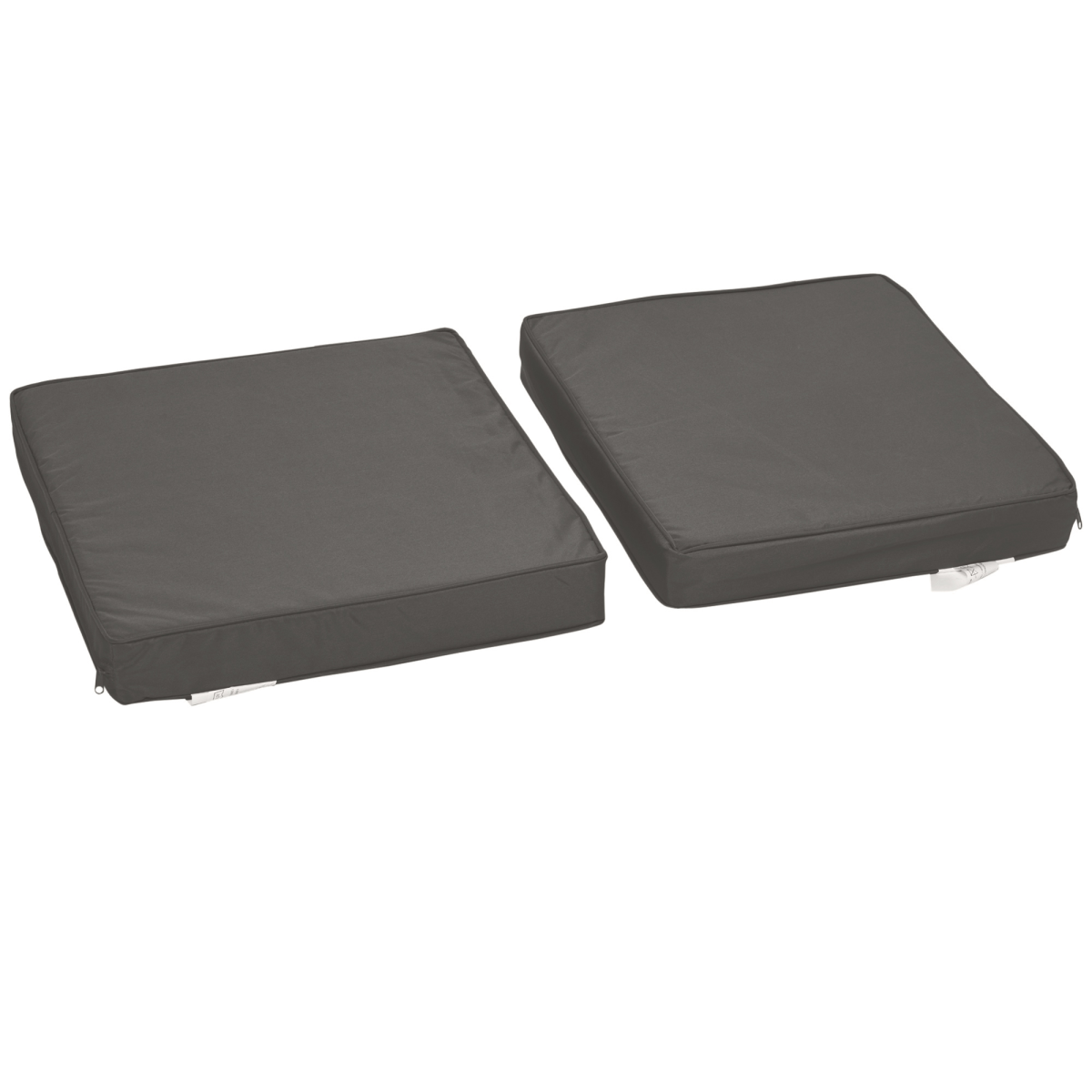 Outsunny Outdoor Seat and Back Cushion Set – Replacement Garden Chair Cushions, Dark Grey