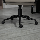 Vinsetto PU Leather Home Office Chair with Double-Padded Seat & Armrests – Swivel Desk Chair, Grey