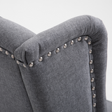 HOMCOM Fabric Recliner Armchair with Retractable Footrest – Comfortable Relaxation, Light Grey