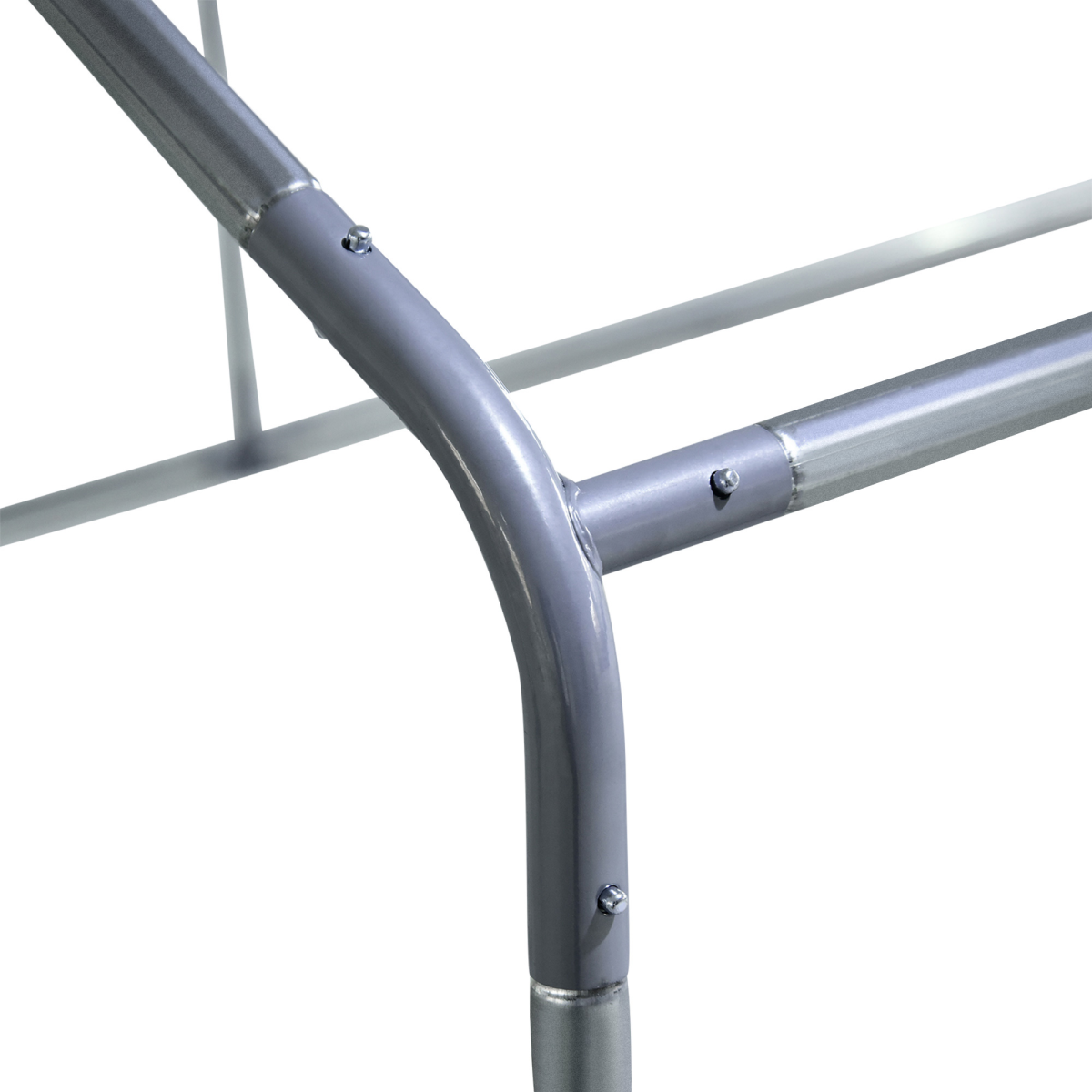 PawHut Walk-In Chicken Run with Roof Cover, Galvanised Steel Coop for 4-6 Chickens – 2.8m Hen House