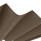 Outsunny Pergola Sun Shade Cover Replacement for 3 x 2.15m Pergola (84C-175) – UV30+ PU-Coated, Coffee