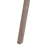 HOMCOM Industrial Tripod Searchlight Floor Lamp with Adjustable Height & Tilting Head – Wood & Bronze