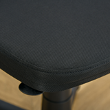Vinsetto Small Armless Office Chair with Ergonomic Curved Backrest – Breathable Mesh Swivel Desk Chair, Black