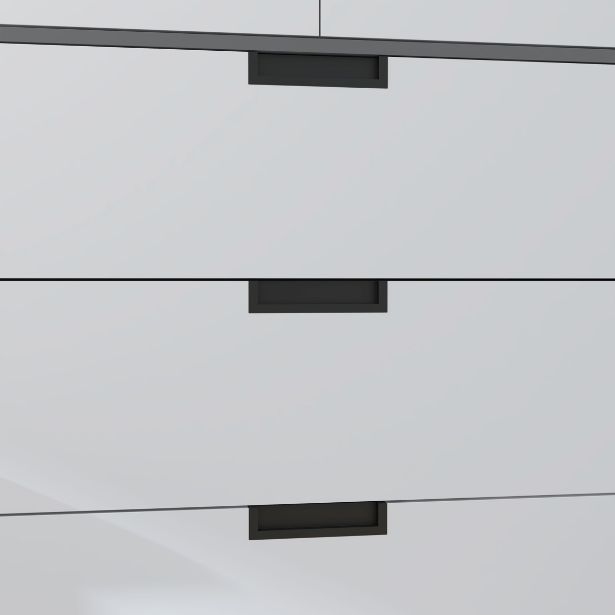 HOMCOM 2-Door Wardrobe with 3 Drawers & Hanging Rail – Bedroom Storage, White & Grey