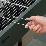 Outsunny Portable Charcoal Barbecue Grill with Two Storage Baskets, Hooks & Removable Legs – Garden BBQ
