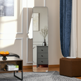Full Length Mirror Free Standing or Wall Mount Dressing Bedroom Black
