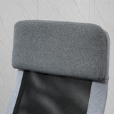 Vinsetto High Back Mesh Swivel Task Chair with Arms & Padded Seat – Nordic Style Home Office Seating, Grey