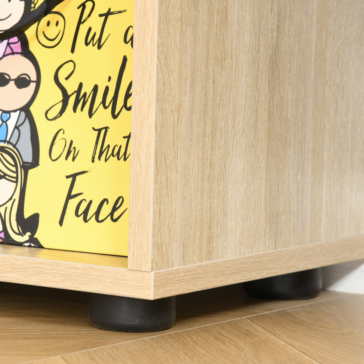 HOMCOM 178cm 8-Shelf Bookcase with Melamine Surface and Anti-Tipping Design – Multipurpose Storage, Oak Tone