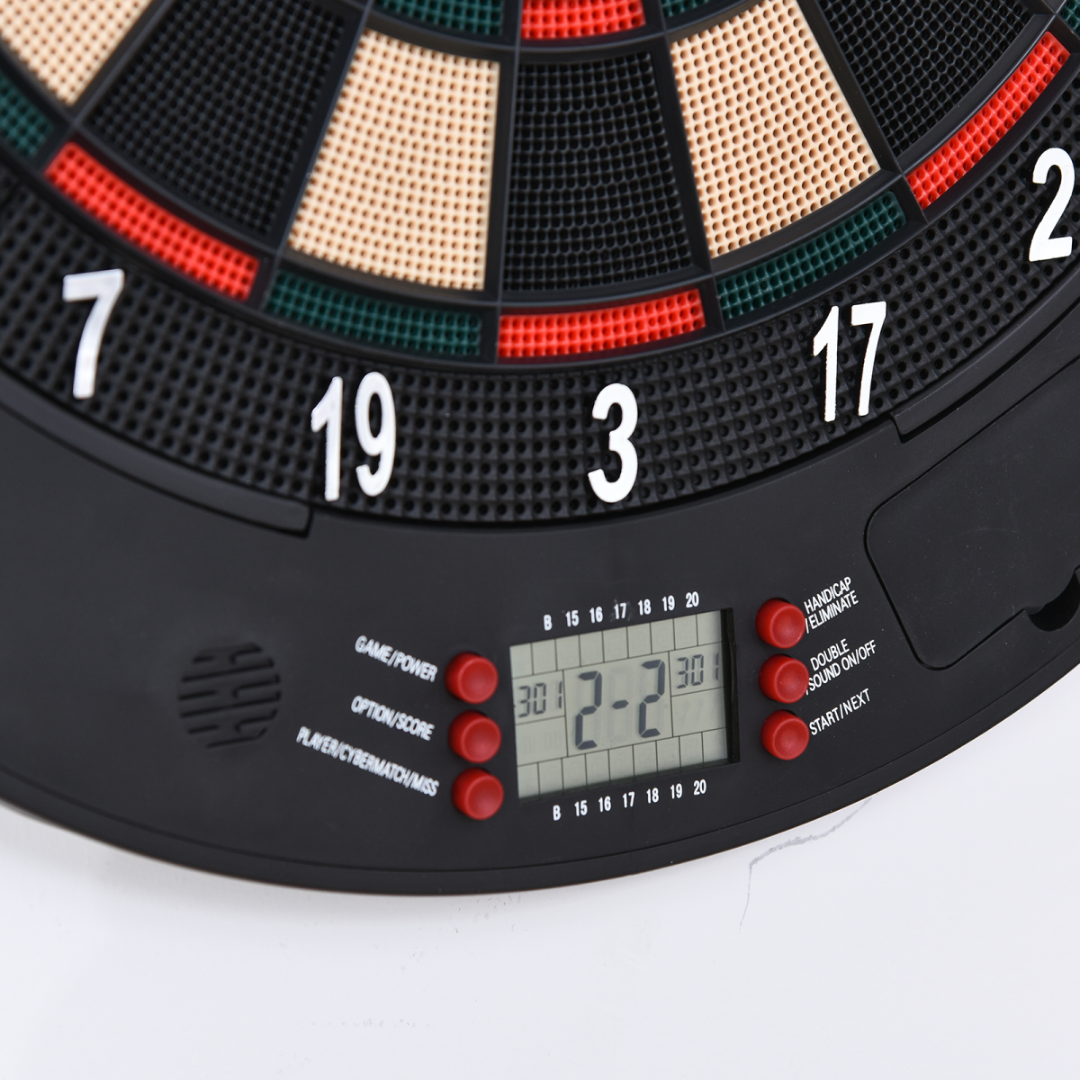 Electronic Dartboard Set with 26 Games, 185 Variations & 6 Darts – LCD Scoring, Up to 8 Players