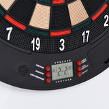 Electronic Dartboard Set with 26 Games, 185 Variations & 6 Darts – LCD Scoring, Up to 8 Players