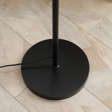 HOMCOM 170cm Industrial 3-Light Dimmable Floor Lamp – Steel Frame, Black