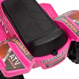 Kids Electric Ride-On Four Wheeler ATV Car with Music – Toddler Ride-On Toy for 18–36 Months, Pink
