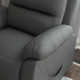 HOMCOM Power Lift Recliner Armchair with Electric Recline & Handset – Riser Chair, Grey