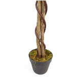 Botanik UK Artificial Pink Cherry Blossom Tree, 150cm – Fully Assembled Faux Blossom Tree in Pot