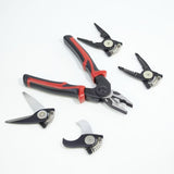 Avilo Versatile 5-in-1 Pliers with 5 Interchangeable Heads – Bending, Twisting and Clamping Tool