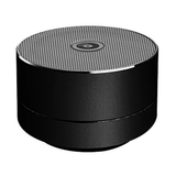 Soundz Portable Wireless Bluetooth Speaker with Metal Casing, Hands-Free Support & Blue LED Light, Black