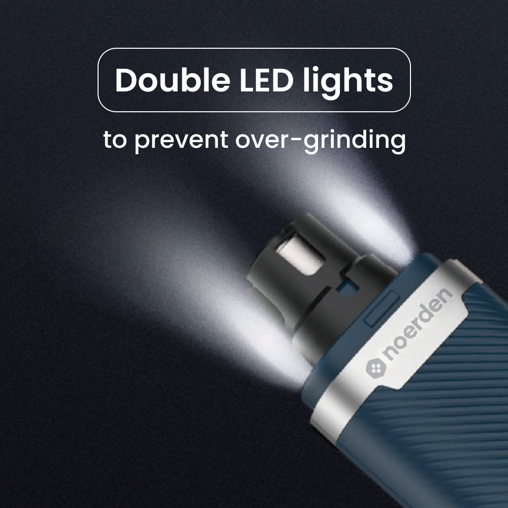 PawMani Wireless Pet Nail Grinder with LED Light, Low-Noise Motor & 3 Grinding Ports – USB-C Rechargeable