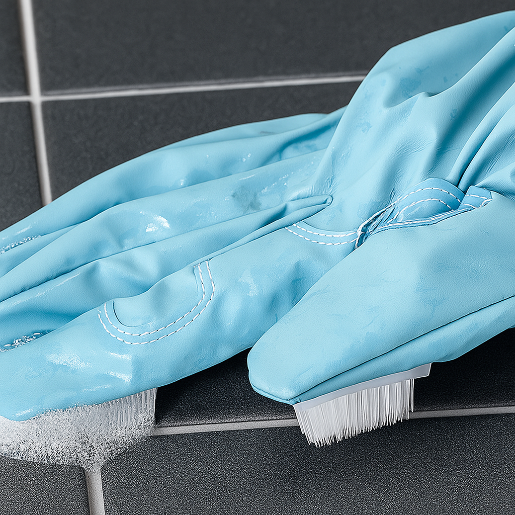 Avilo Bristle Gloves – Household Gloves with Bristles, Not Your Standard Rubber Gloves