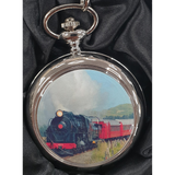 Boxx Picture Pocket Watch with Train Design – Classic Pocket Watch, Model P5061.86