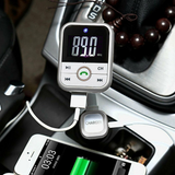 Aquarius Bluetooth Car Kit with FM Transmitter, MP3 Player & 2.1A USB Charger – Hands-Free Calling